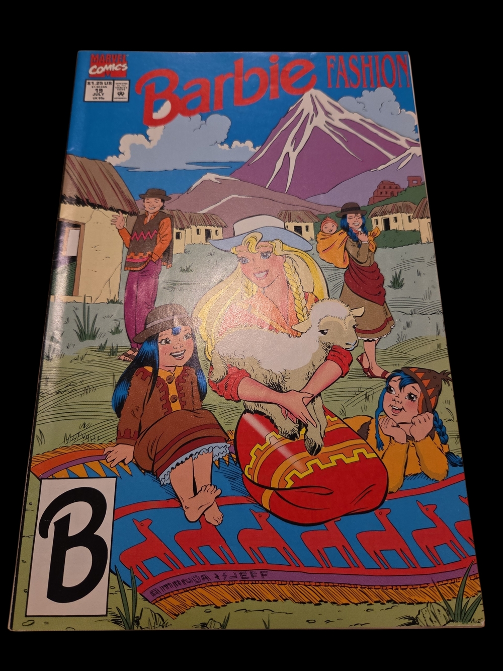 1992 Barbie Fashion Marvel Comics Volume #1 Issue #19 Comic Book